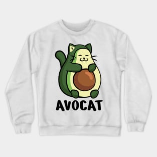 Avocat - cute and funny design for avocado lovers Crewneck Sweatshirt